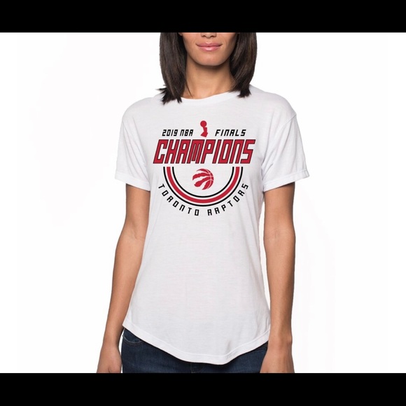 NWT Toronto Raptors Sportiqe Women's NBA Finals Champions T-Shirt - Picture 1 of 3